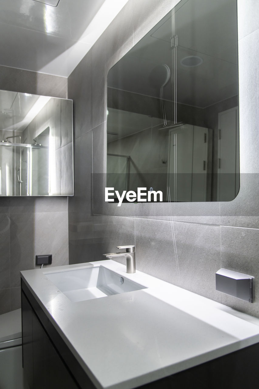 View of modern bathroom 