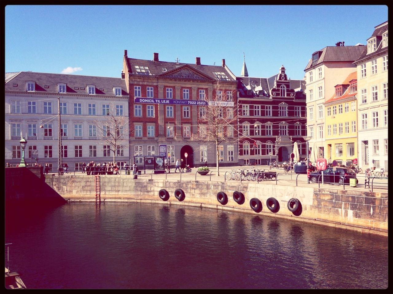 VIEW OF CANAL IN CITY