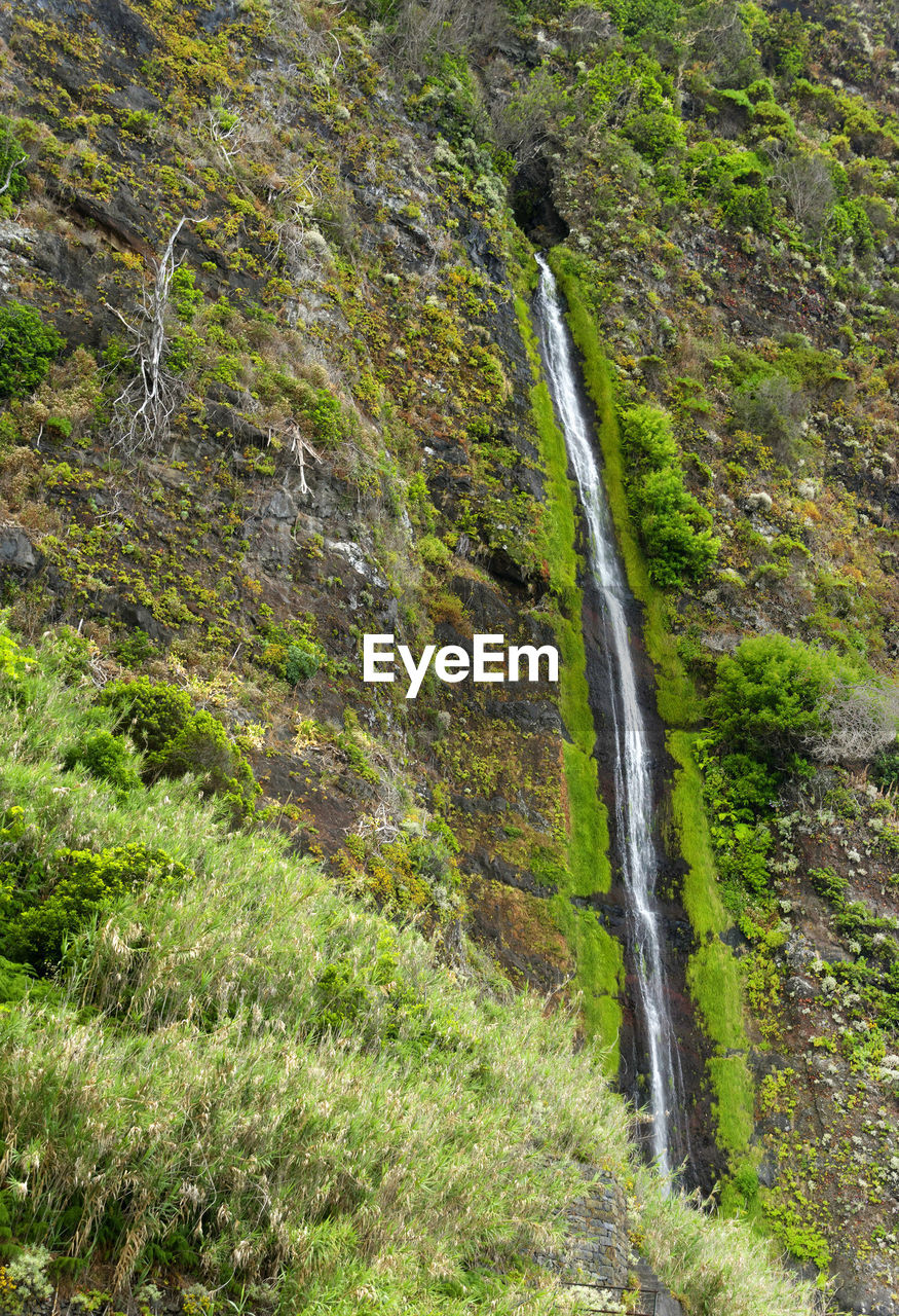 River flowing through rocks