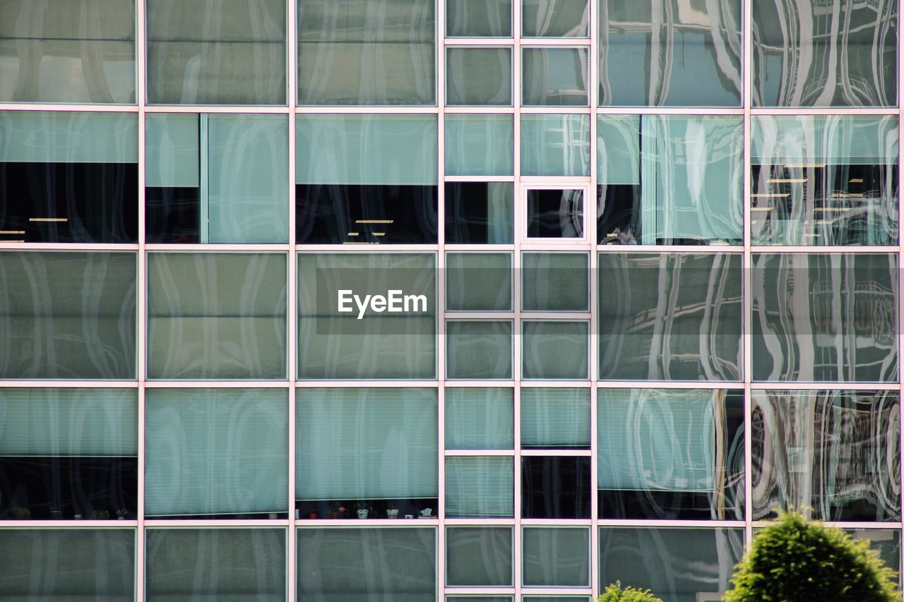 Full frame shot of modern building