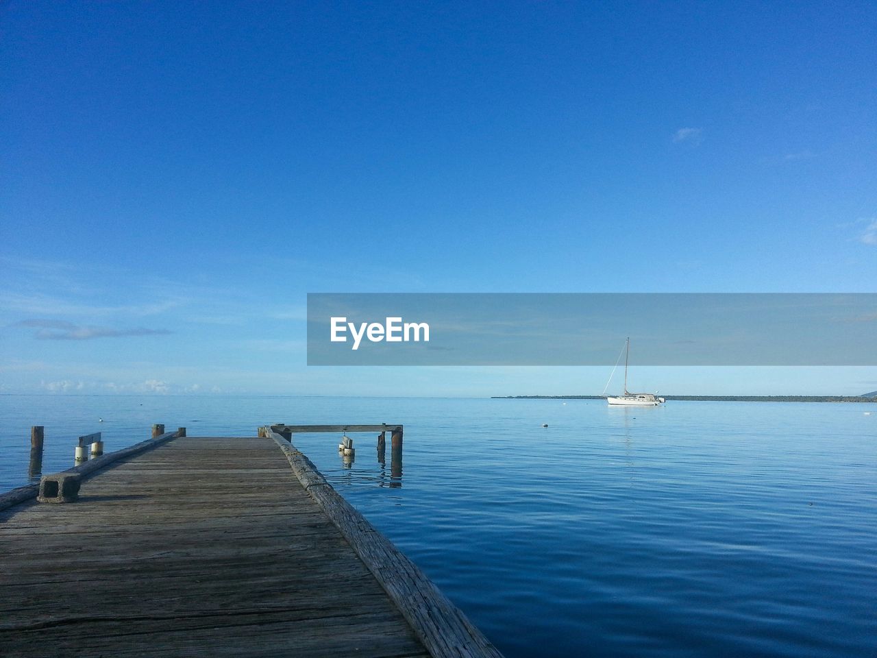 Wooden jetty