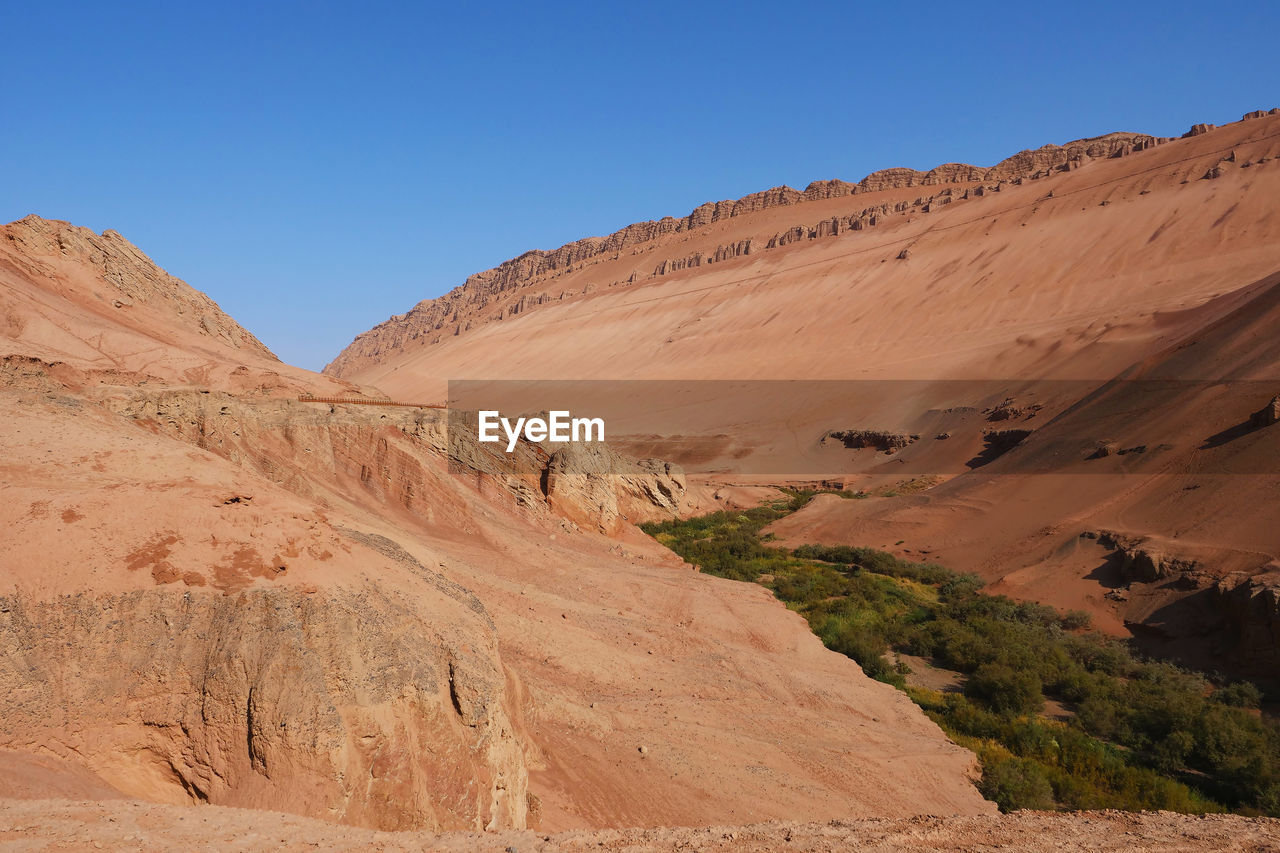 SCENIC VIEW OF ARID LANDSCAPE AGAINST SKY