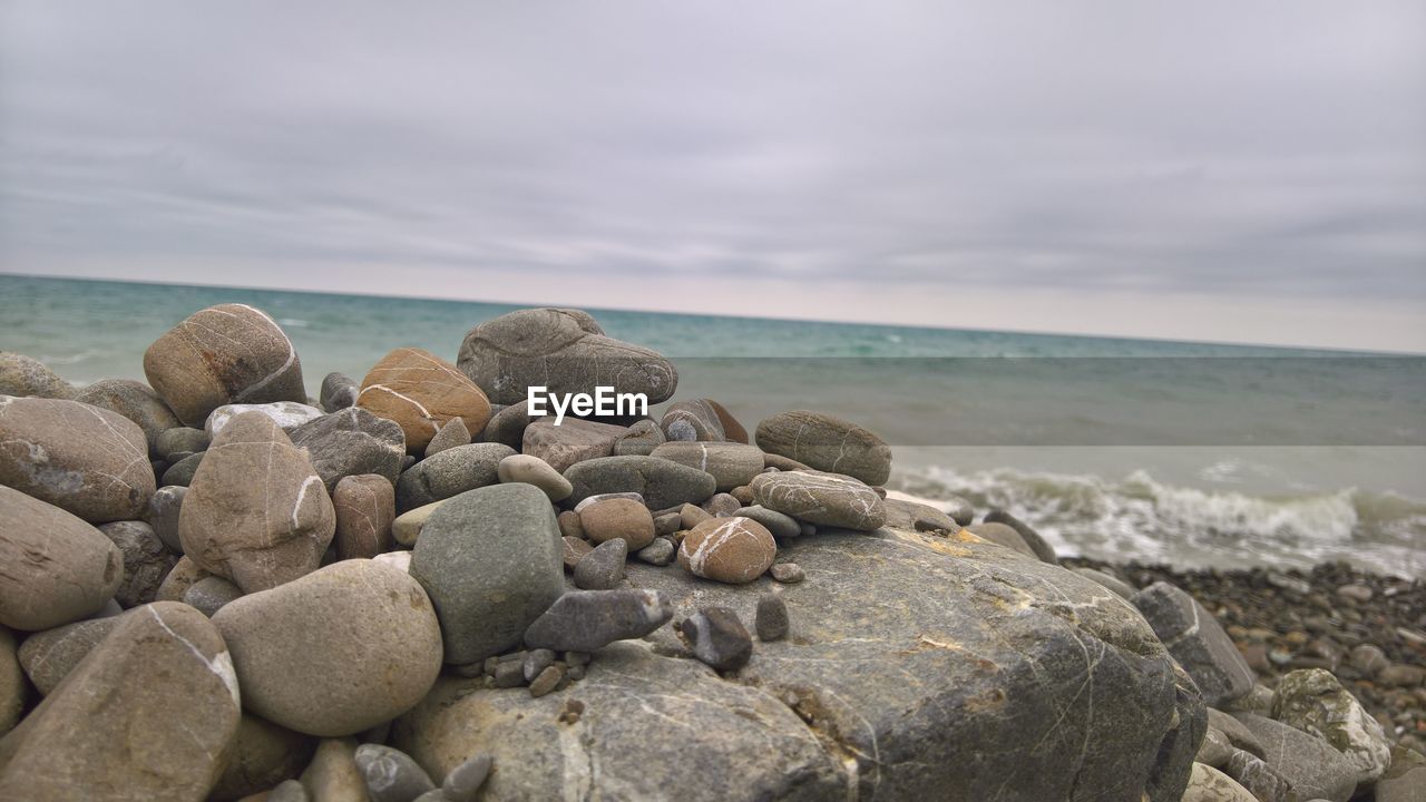 ROCKS ON BEACH