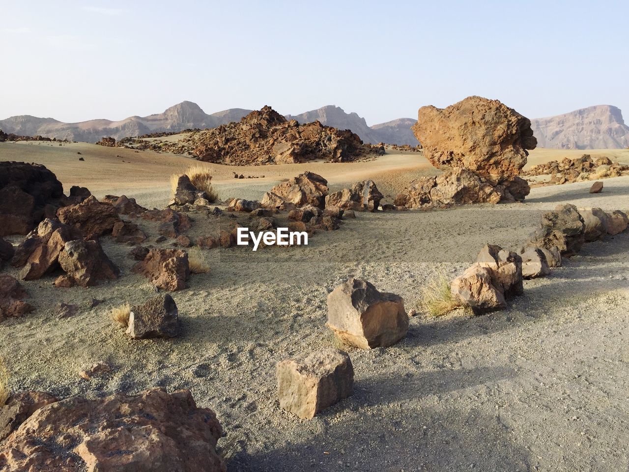 SCENIC VIEW OF ARID LANDSCAPE AGAINST SKY