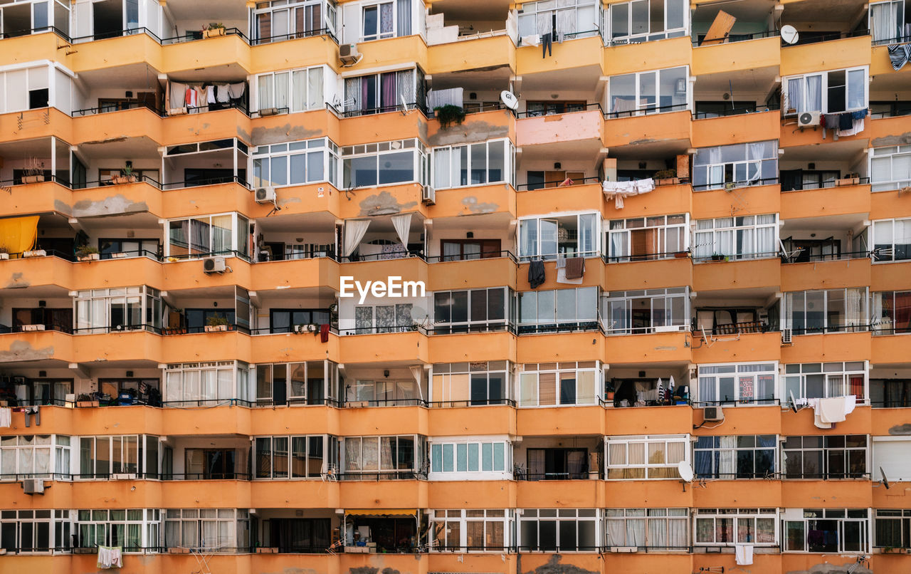 Full frame shot of residential building