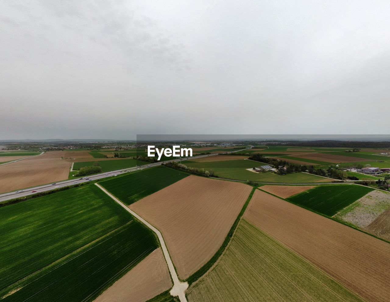 high angle view of landscape