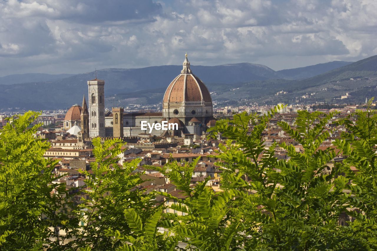 Florence cityscape in summer season