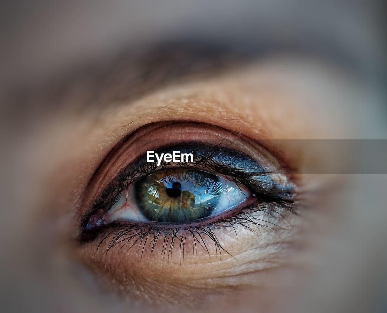 Extreme close-up of woman eye