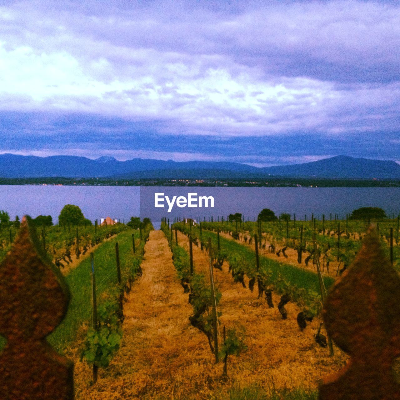 VIEW OF LANDSCAPE AGAINST CLOUDY SKY