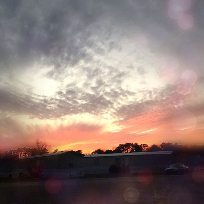 SCENIC VIEW OF DRAMATIC SKY DURING SUNSET