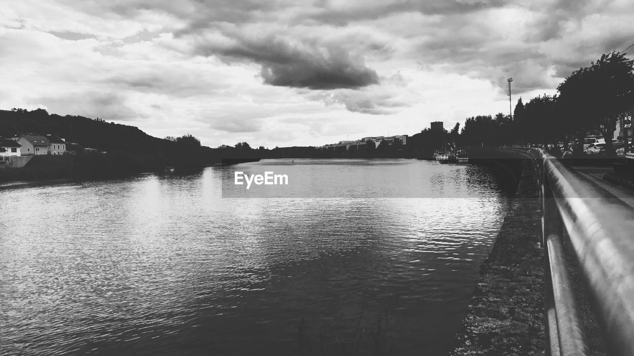 VIEW OF RIVER AGAINST SKY