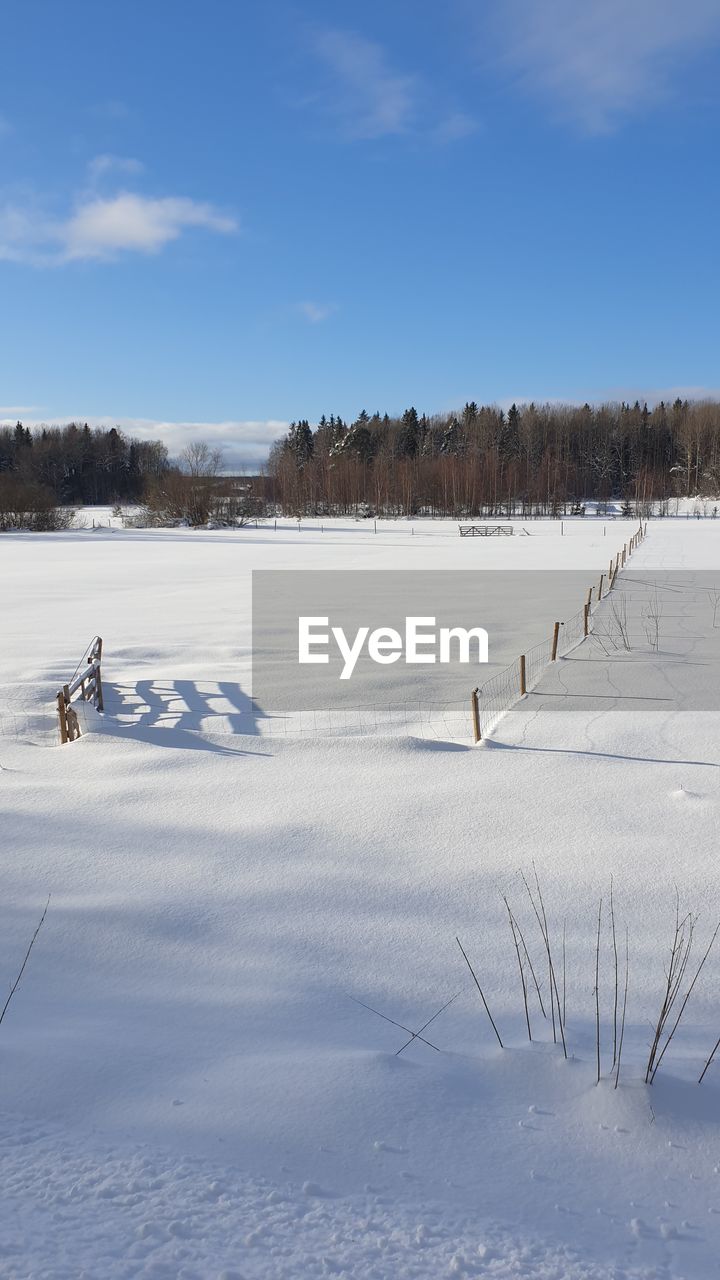 SCENIC VIEW OF SNOWCAPPED LANDSCAPE AGAINST SKY