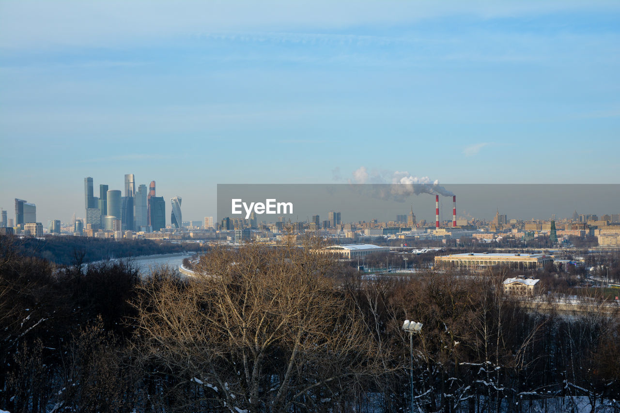 Cityscape against sky