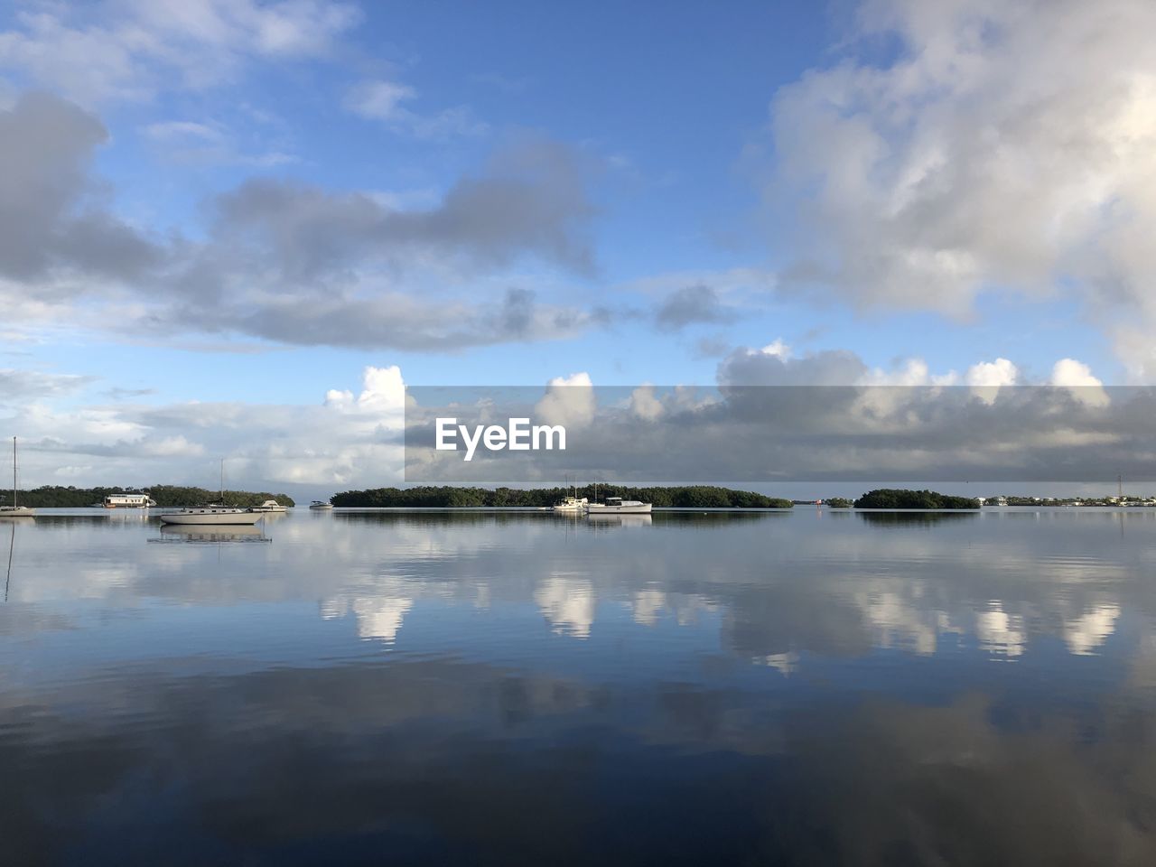 VIEW OF LAKE AGAINST SKY