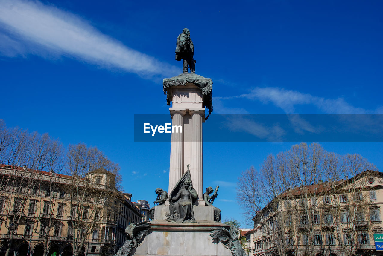 Monument to vittorio emanuele ii in turin, italy