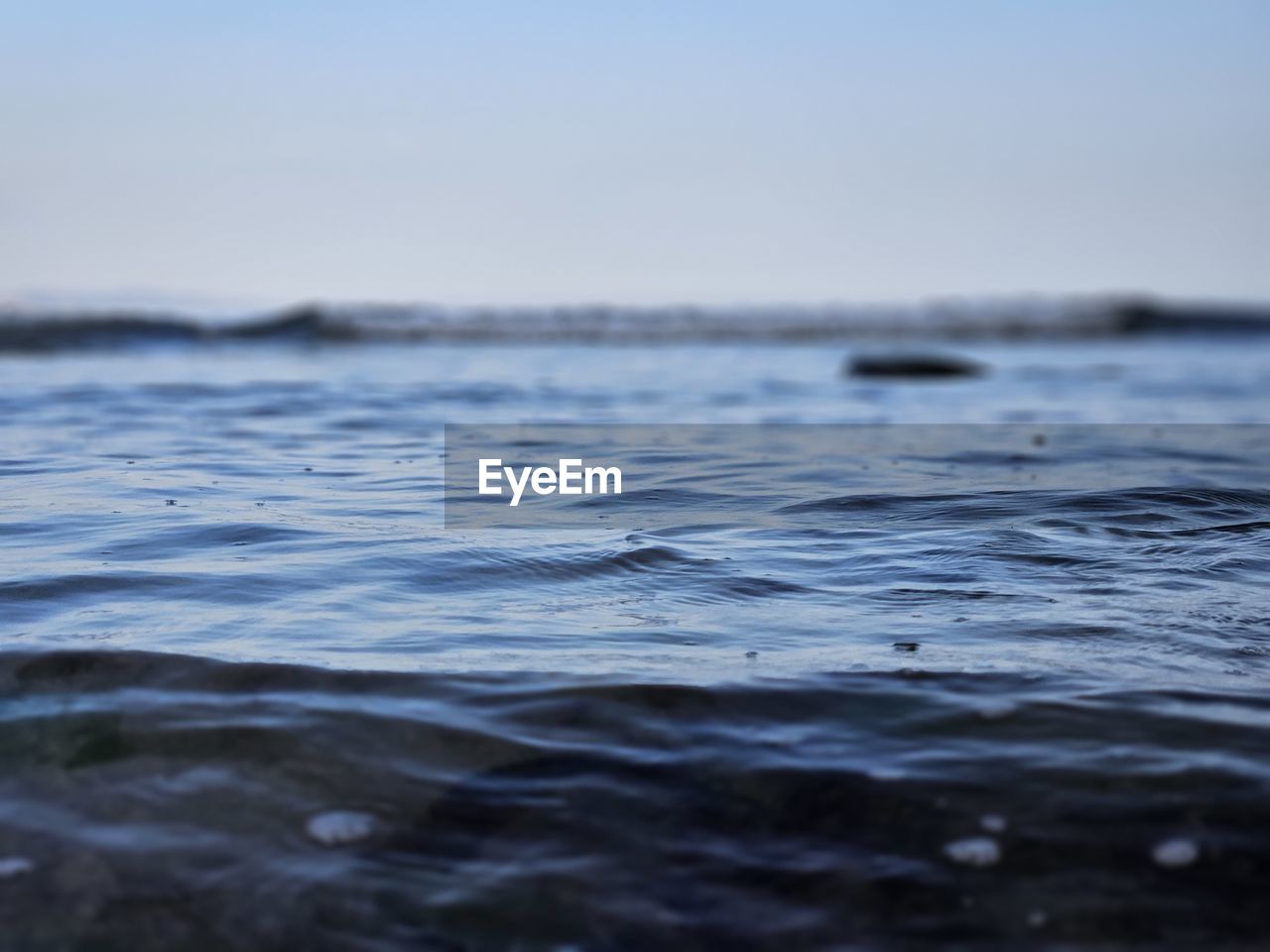 close-up of water splashing in sea