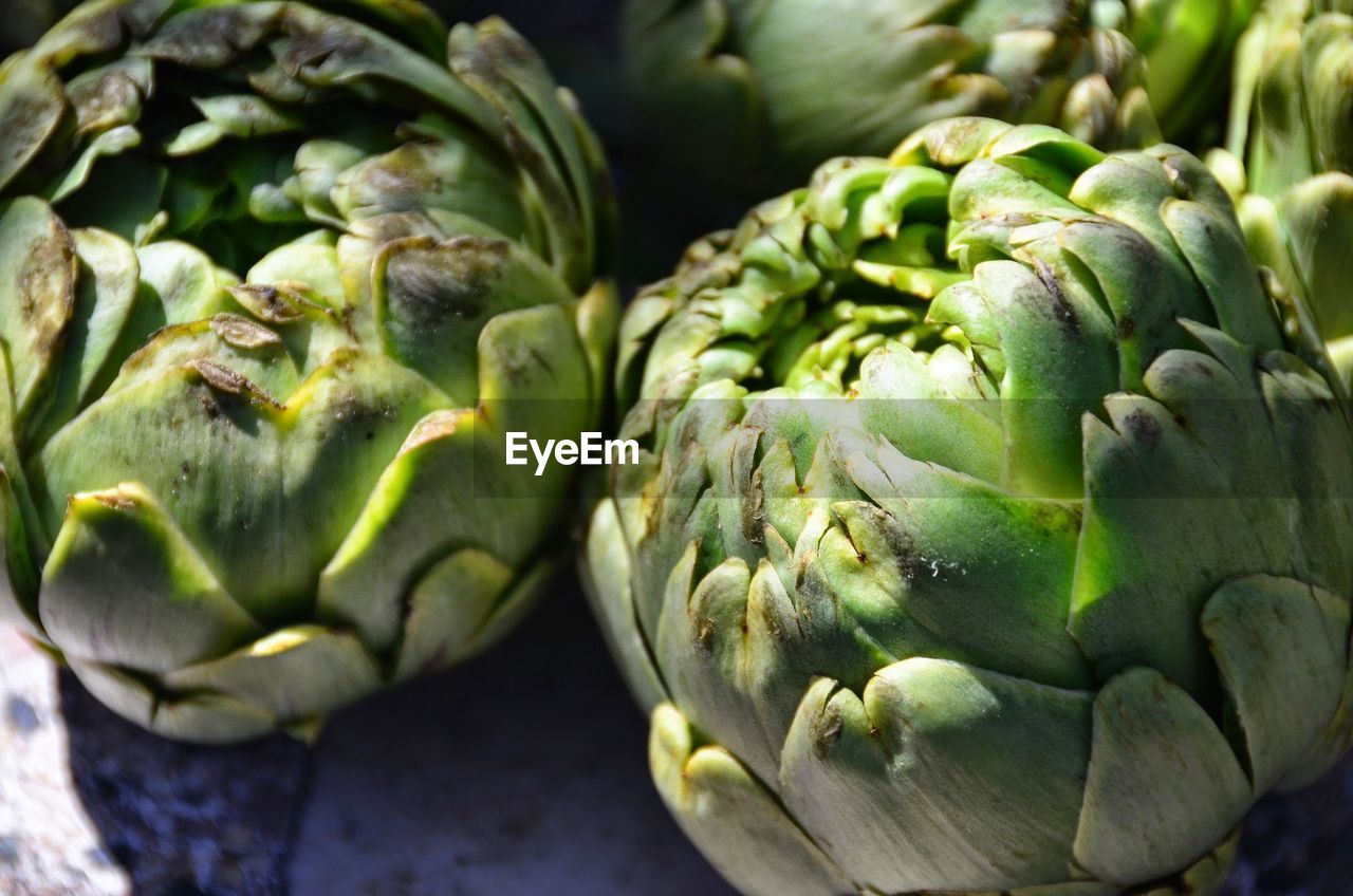 Close-up of vegetables on table