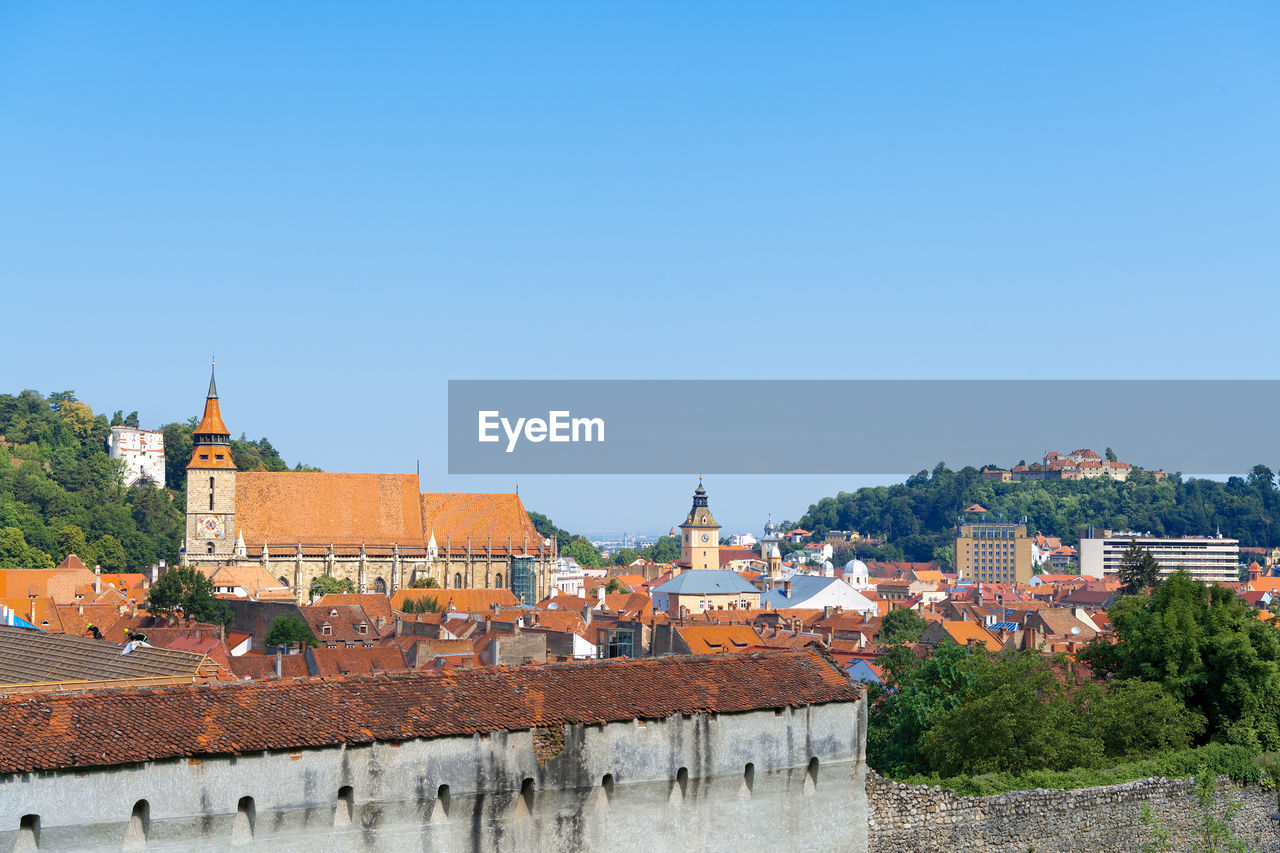 Cityscape of brasov, romania