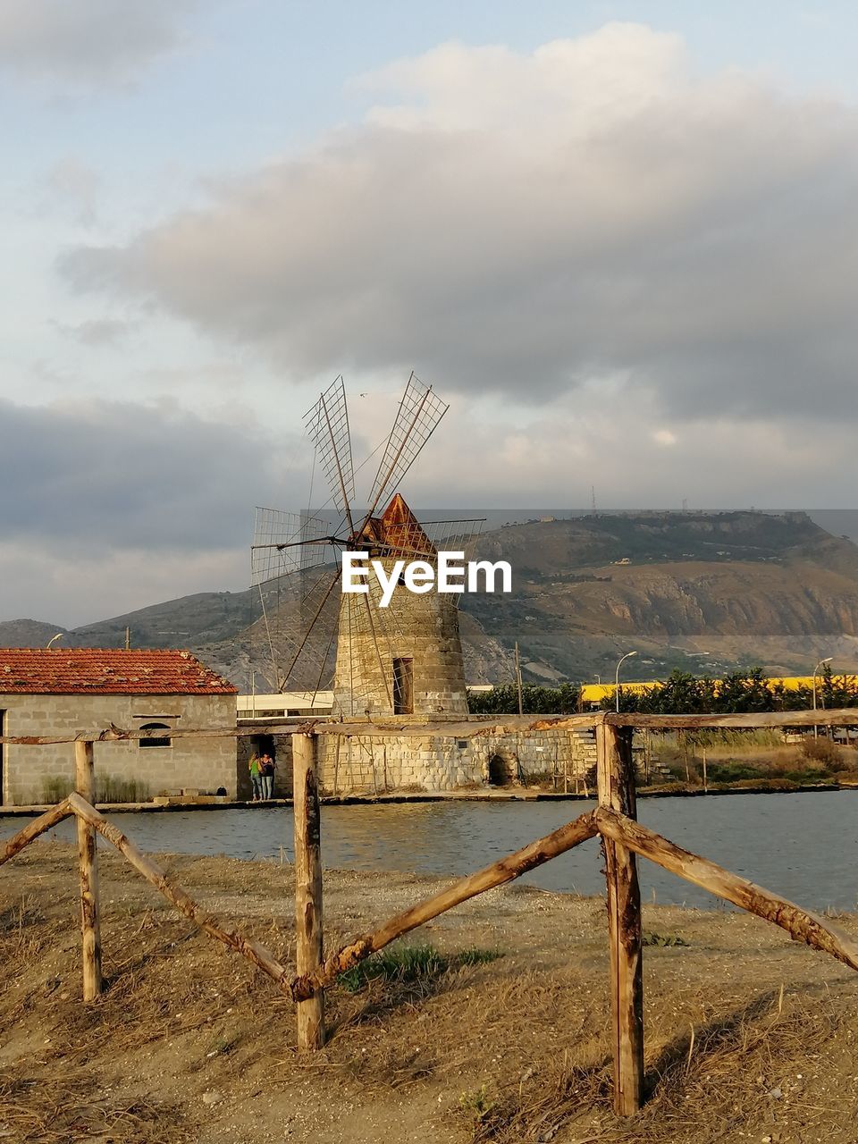 TRADITIONAL WINDMILL AGAINST SKY