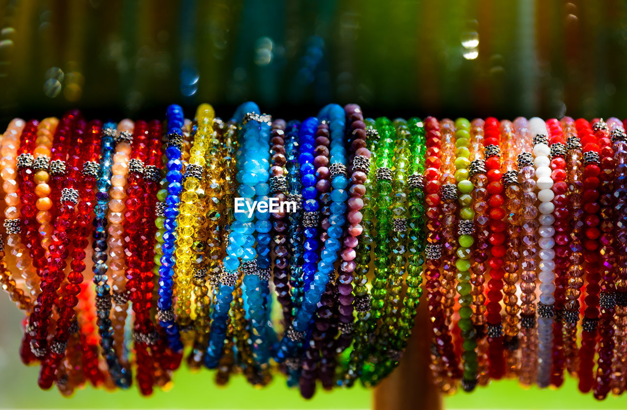 CLOSE-UP OF COLORFUL BALLS FOR SALE IN MARKET