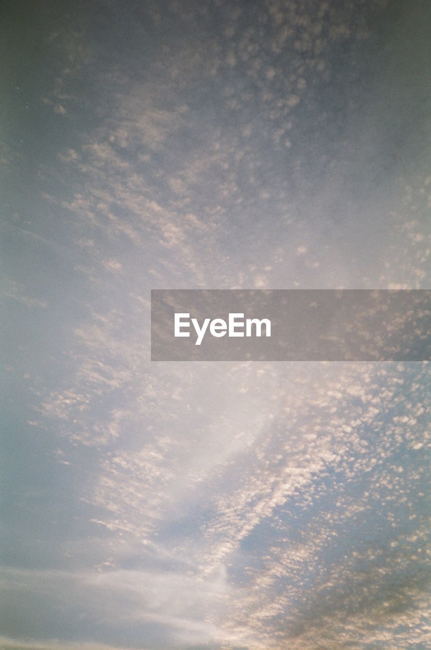 LOW ANGLE VIEW OF SKY IN SUNLIGHT