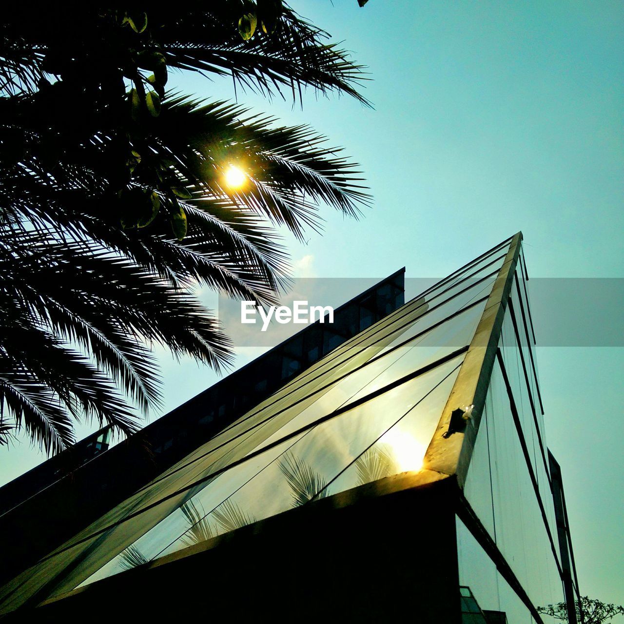 Exterior of modern building against sky