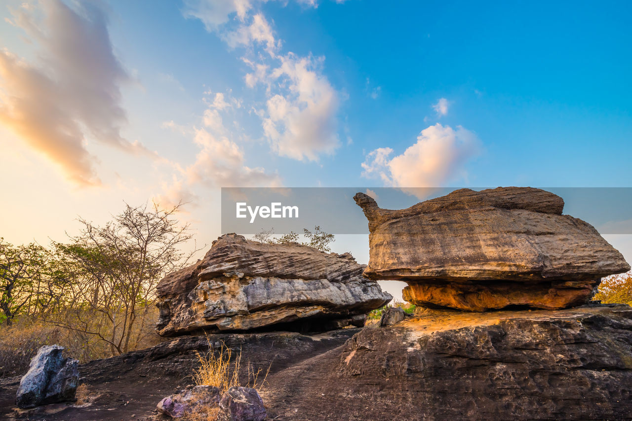 ROCKS AGAINST SKY