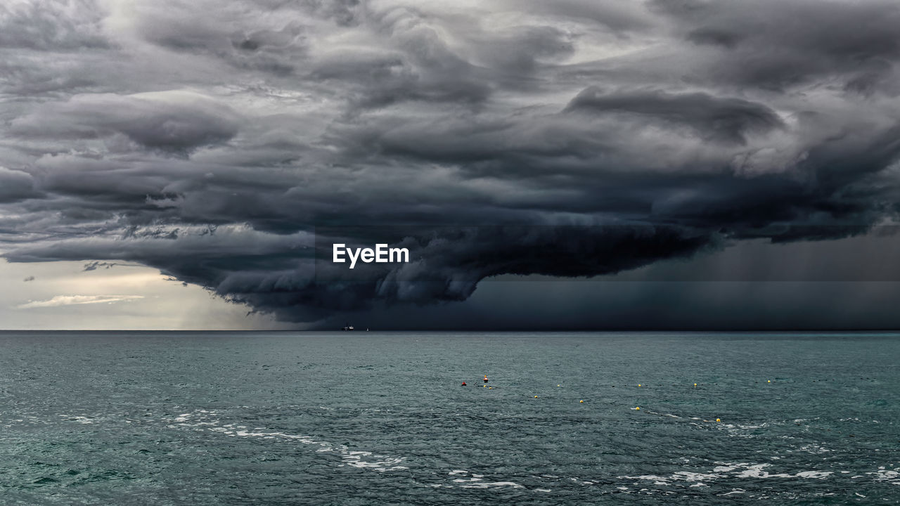 Storm on the mediterranean sea