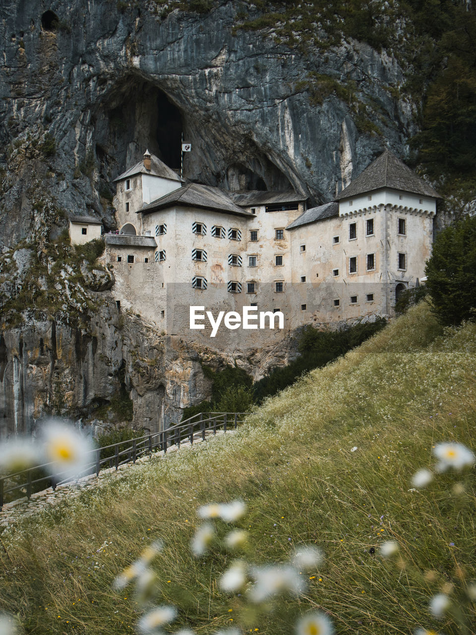 Impressive cave castle in slovenia.