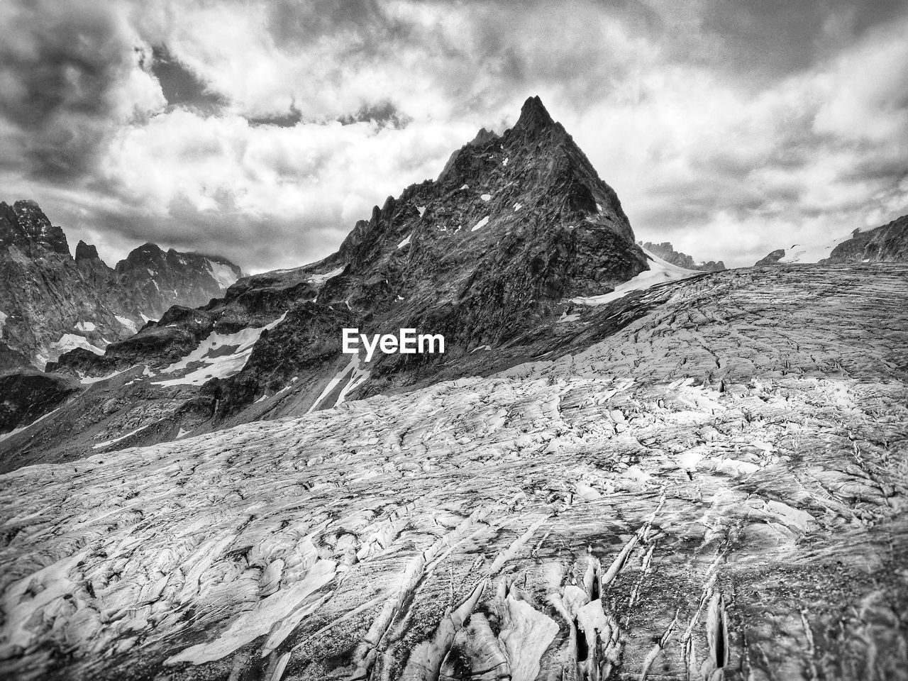 Glacier blanc, ailefroide, frech alps