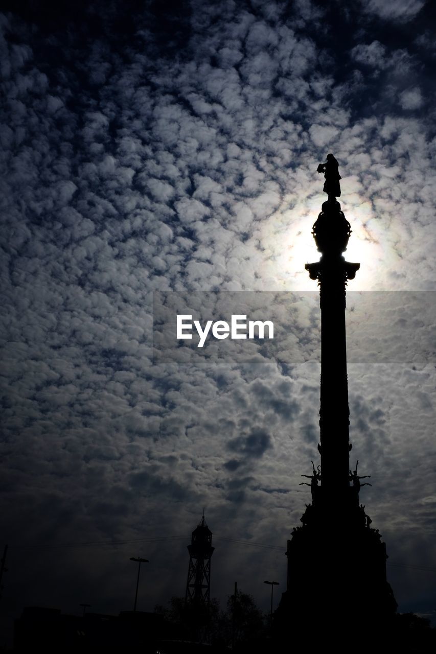 LOW ANGLE VIEW OF CLOUDY SKY AT SUNSET