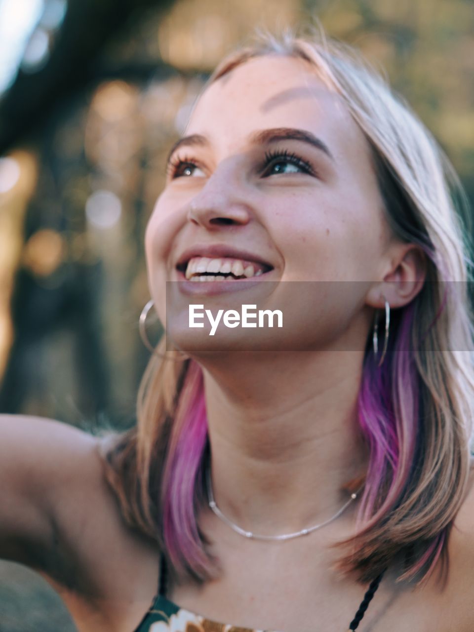 Portrait of a smiling young woman