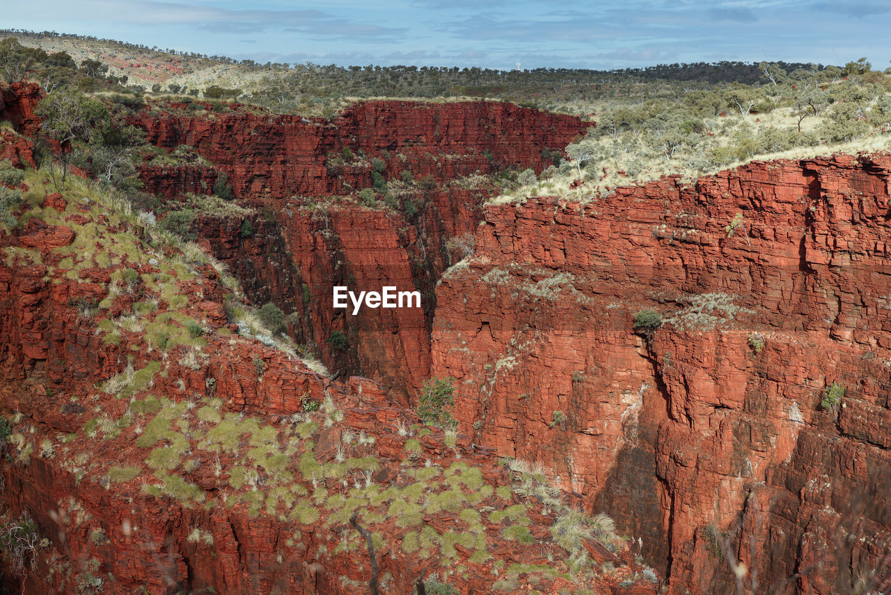 ROCK FORMATIONS ON LAND