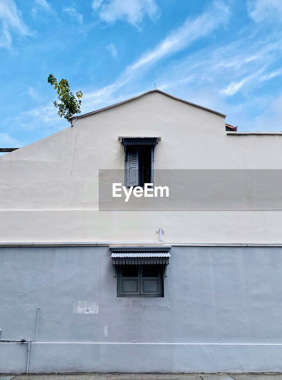 Low angle view of building against sky