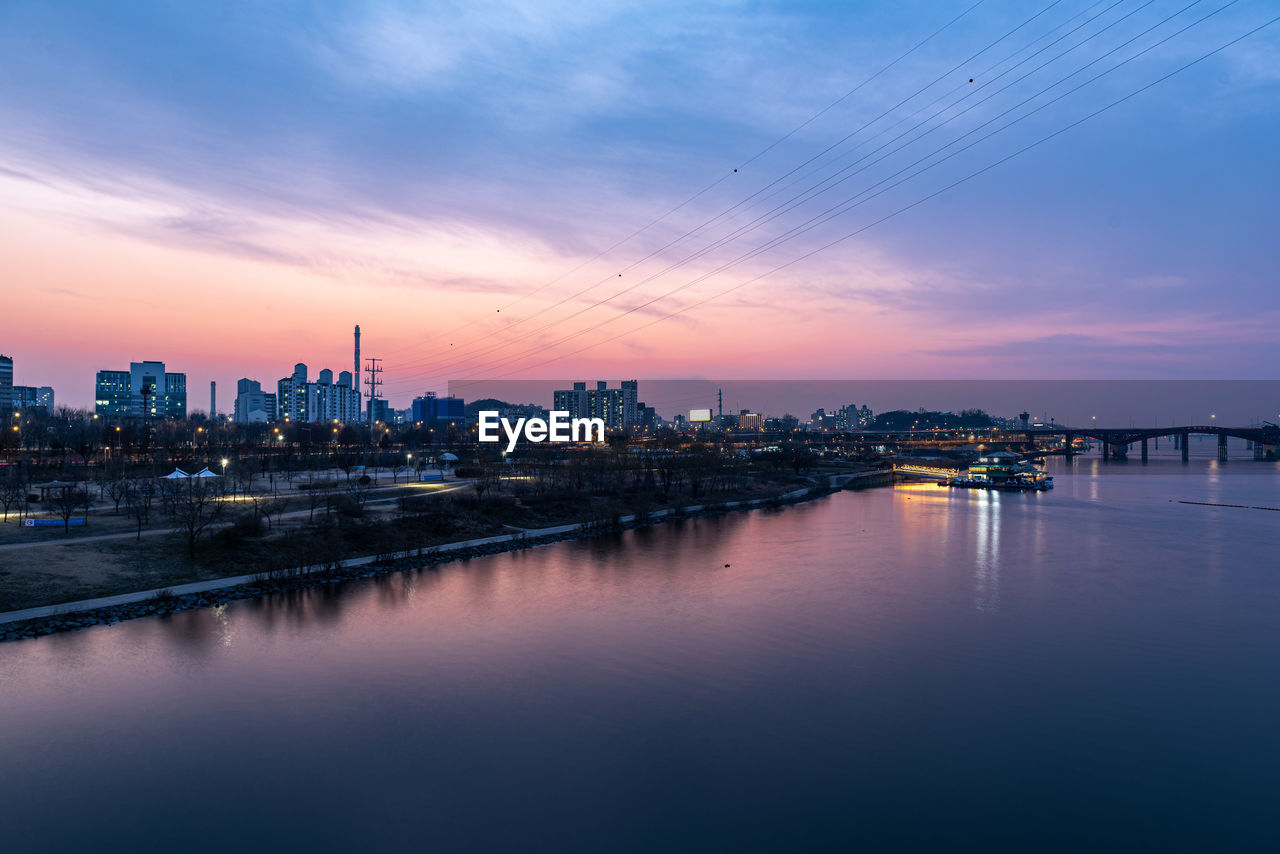 Sunset on the han river