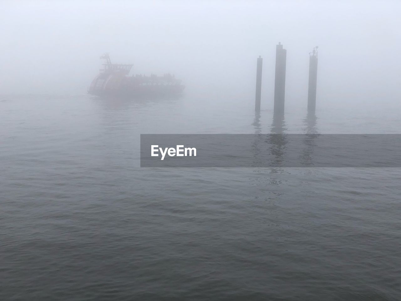 SEA IN FOGGY WEATHER