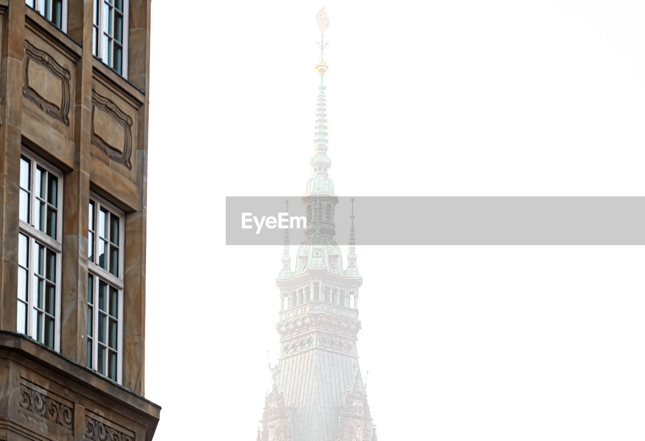 Low angle view of buildings against sky