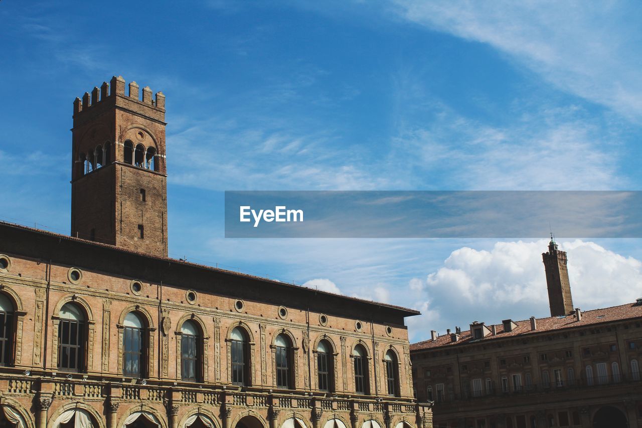 Low angle view of historical building against sky