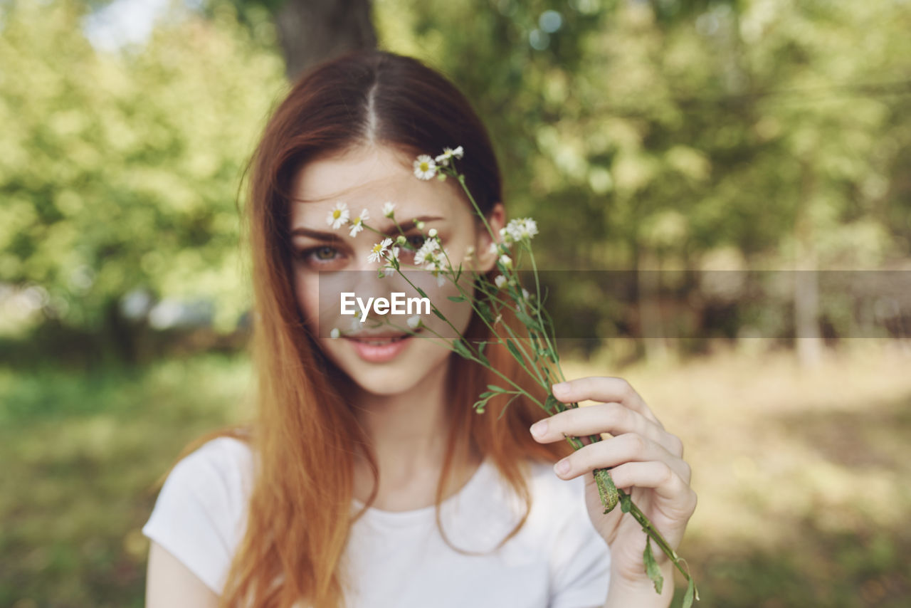 Portrait of a beautiful young woman