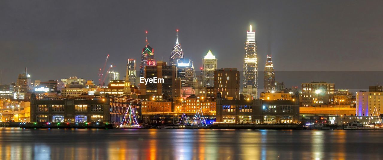 This is the philadelphia city skyline i've taken this photo from camden new jersey waterfront