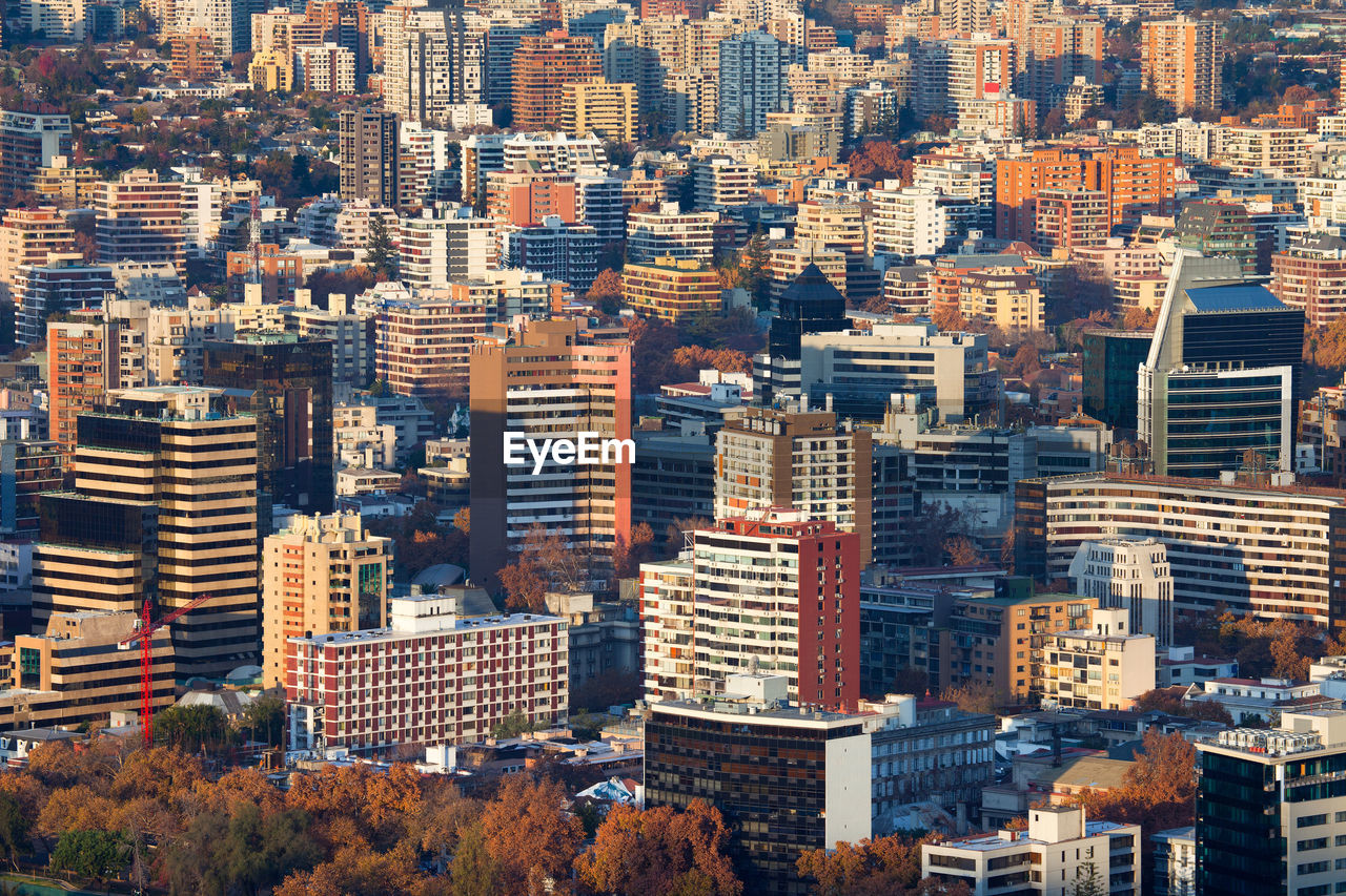 Buildings at providencia district, santiago de chile