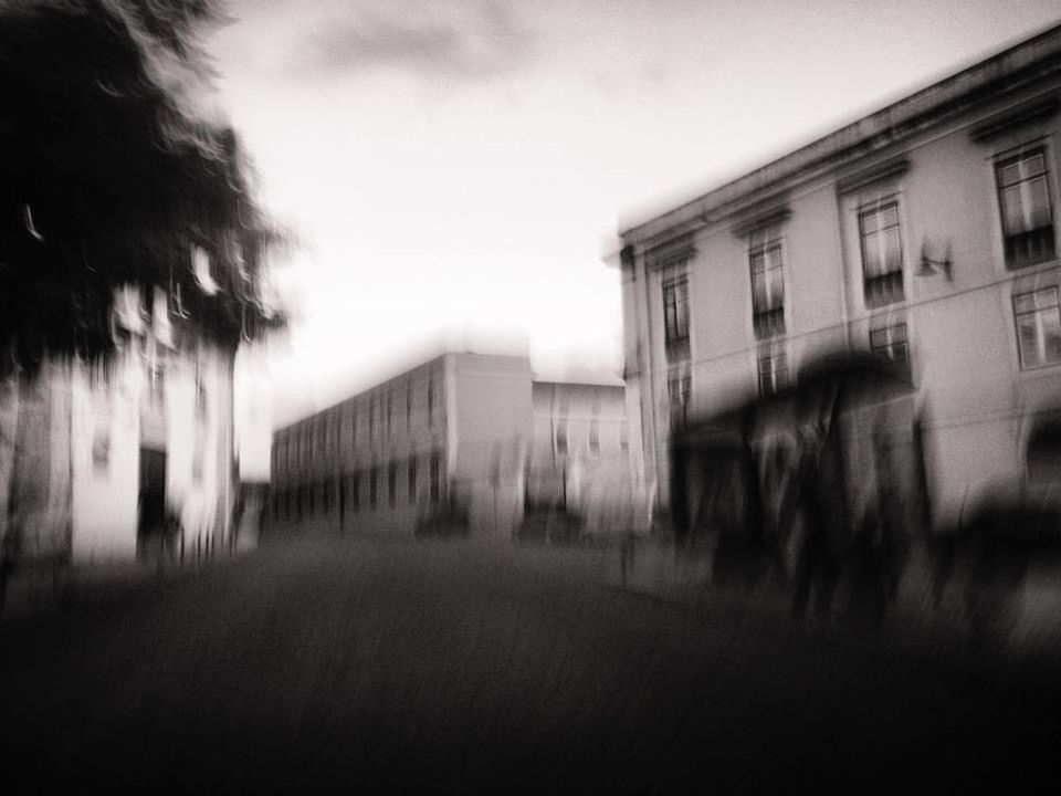 darkness, architecture, black and white, building exterior, monochrome, built structure, white, monochrome photography, sky, black, building, light, city, cloud, nature, no people, house, outdoors, residential district, spooky, night