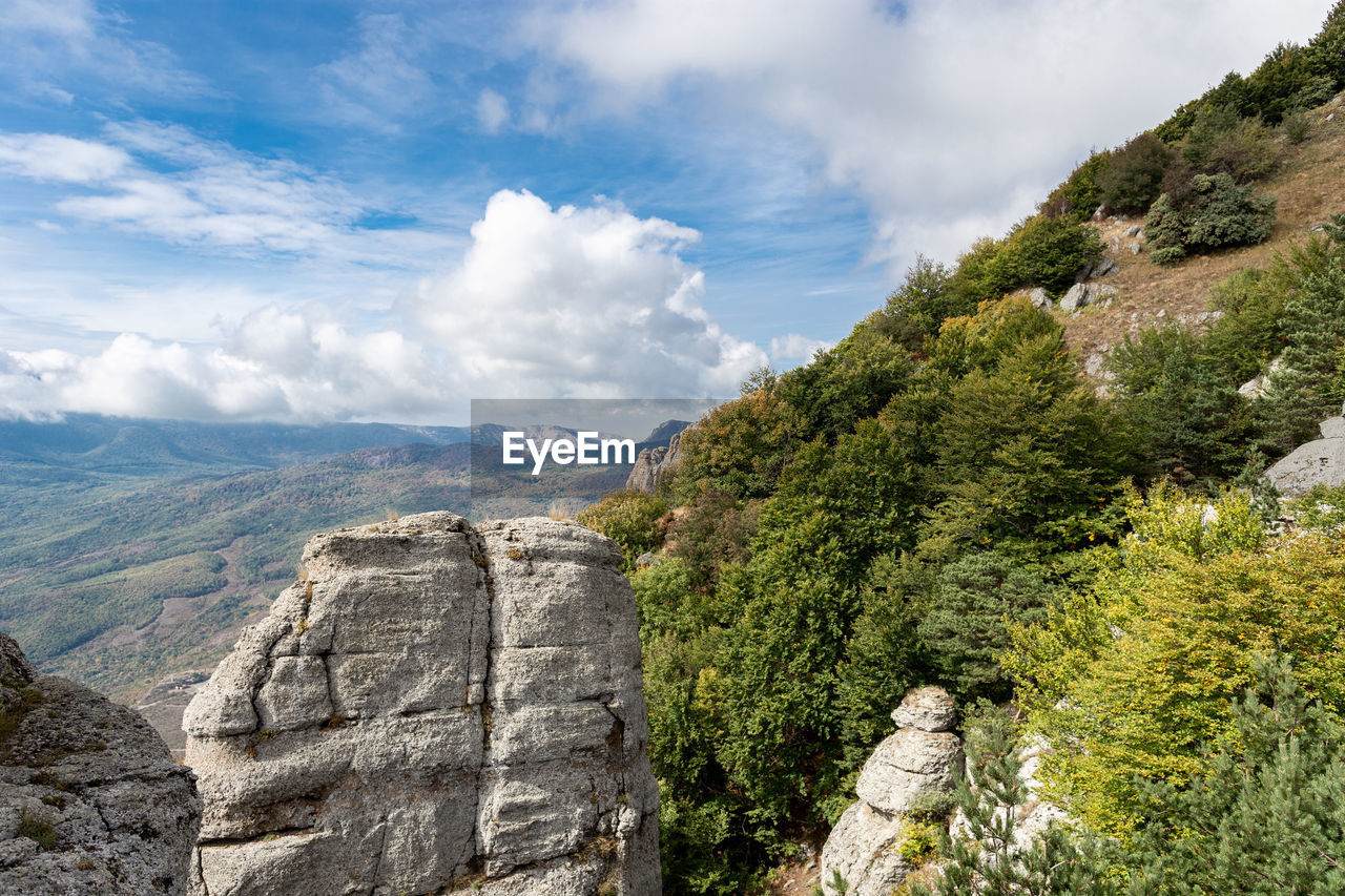 Panoramic view of landscape against sky