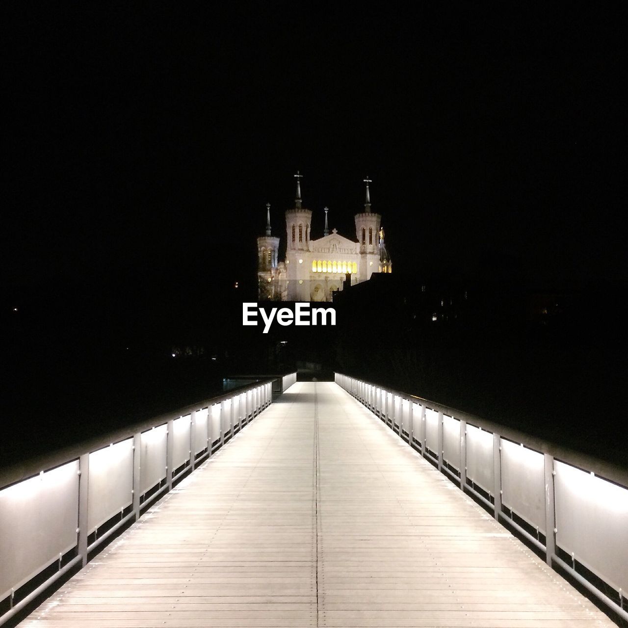 WALKWAY AT NIGHT