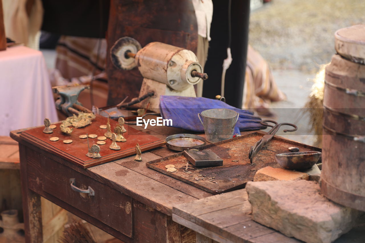 Workbench in workshop