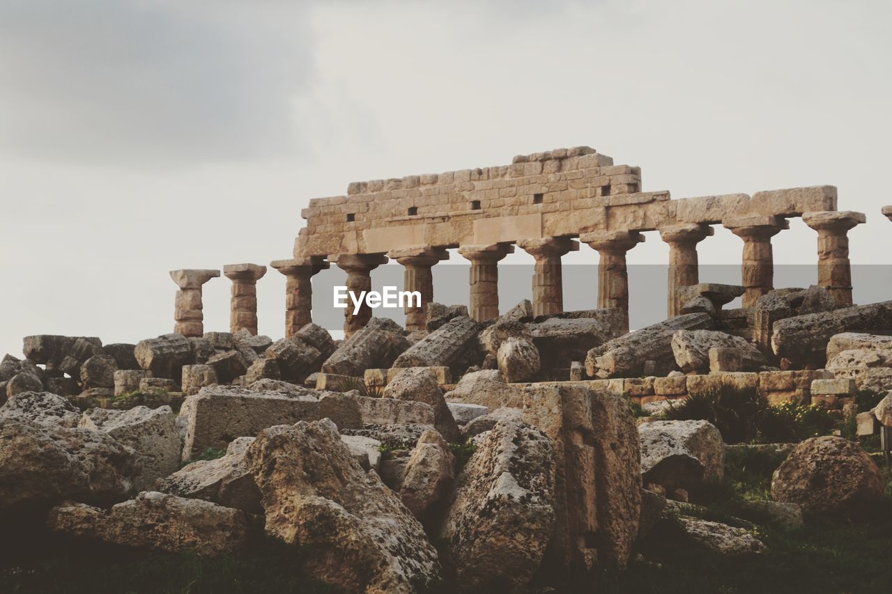 OLD RUINS OF TEMPLE