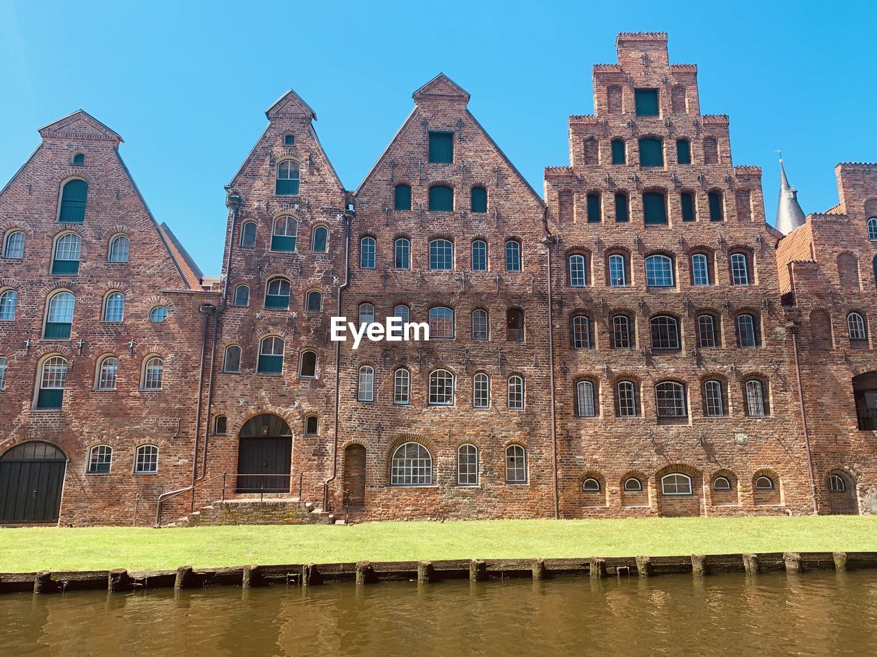 VIEW OF CANAL AGAINST BUILDINGS