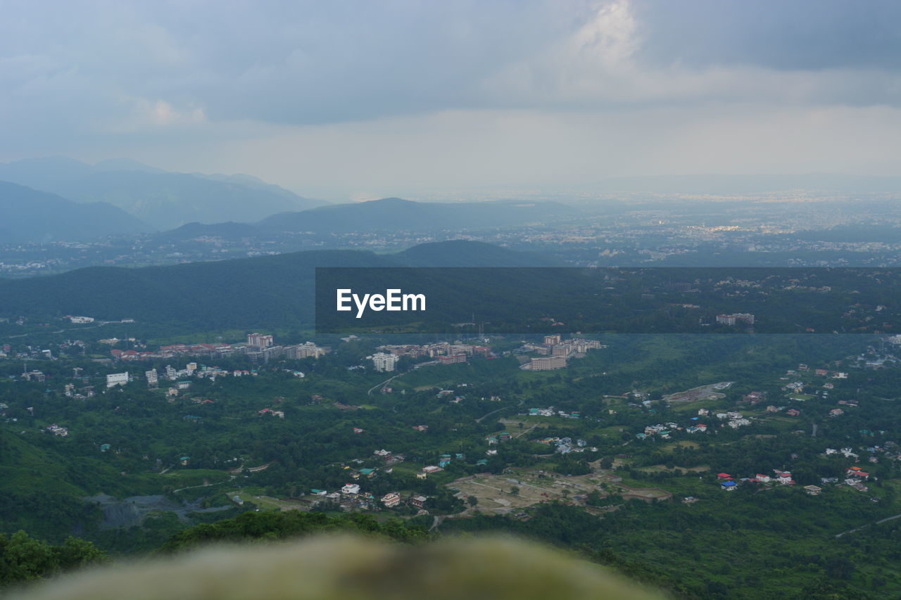 AERIAL VIEW OF TOWN