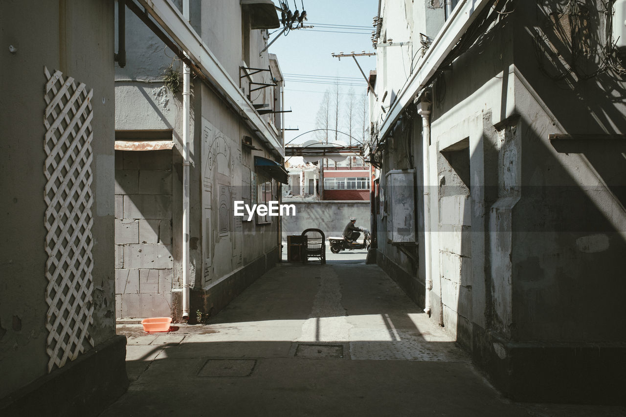 Street amidst buildings in city