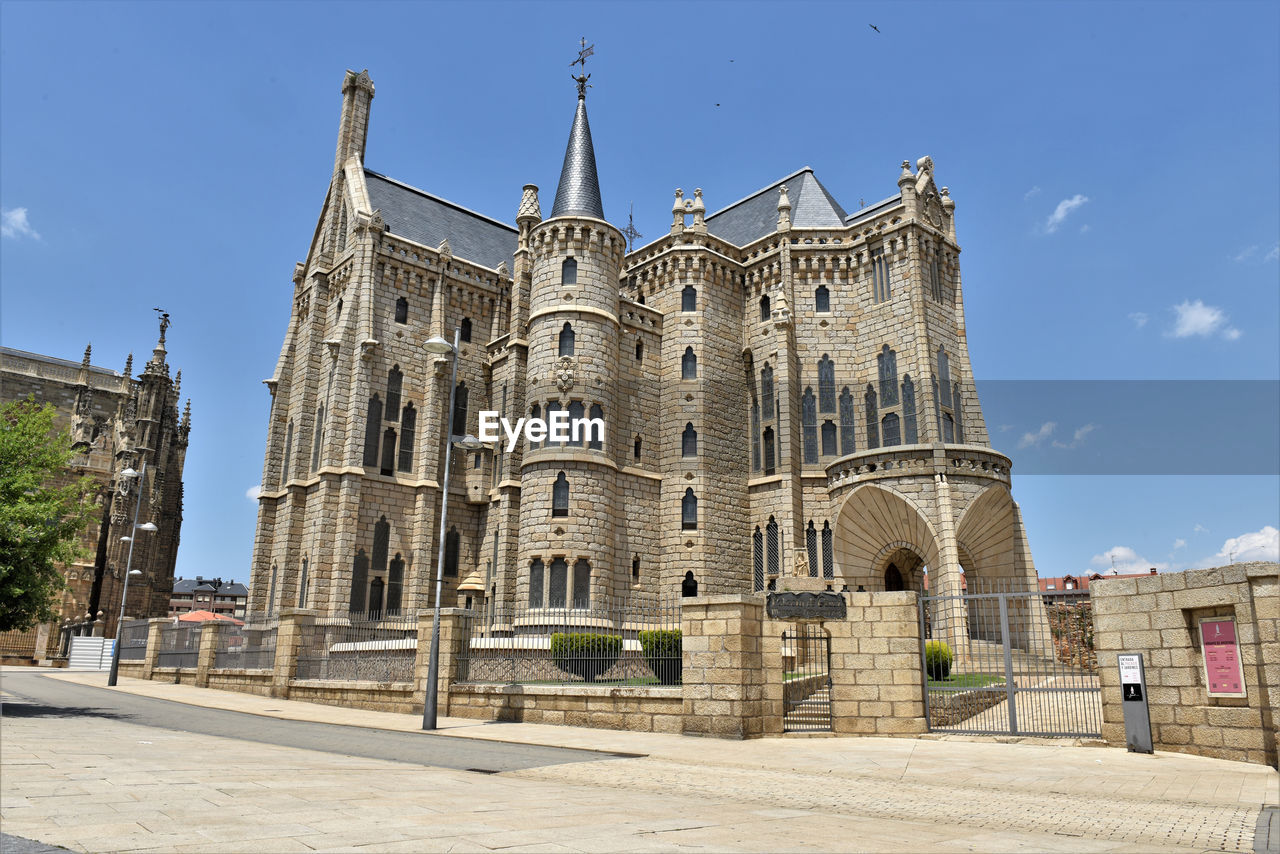 Low angle view of historical building